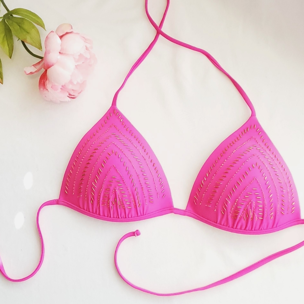 New! 2fer MUDD String Bikini Tops  Size Large Supercute! - Picture 2 of 10
